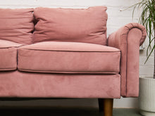 Load image into Gallery viewer, Mauve Velvet Sofa