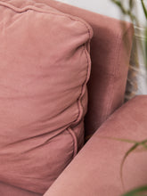 Load image into Gallery viewer, Mauve Velvet Sofa