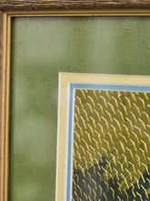 Load image into Gallery viewer, Framed Vietnamese Silk Embroidery of Rice Harvest Scene