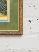 Load image into Gallery viewer, Framed Vietnamese Silk Embroidery of Rice Harvest Scene