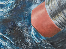 Load image into Gallery viewer, World Erased Contemporary Surrealist Painting of Earth as a Painted Orb