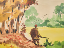 Load image into Gallery viewer, Path Through the Grove Original Watercolor