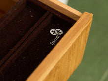 Load image into Gallery viewer, Drexel Campaign Mid Century Pecan and Brass 9 Drawer Long Dresser