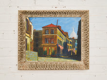Load image into Gallery viewer, Vintage Montmartre Street Scene Painting by N. Krims
