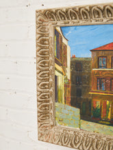 Load image into Gallery viewer, Vintage Montmartre Street Scene Painting by N. Krims