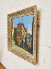 Load image into Gallery viewer, Vintage Montmartre Street Scene Painting by N. Krims