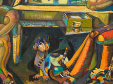 Load image into Gallery viewer, Cubist Mahjong Original Painting Extra Large Painting