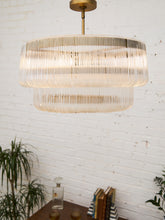 Load image into Gallery viewer, Hollywood Regency Chandelier Pendant