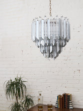 Load image into Gallery viewer, 1970’s Brutalist Lucite Chandelier