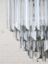 Load image into Gallery viewer, 1970’s Brutalist Lucite Chandelier
