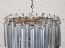 Load image into Gallery viewer, 1970’s Brutalist Lucite Chandelier