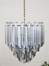 Load image into Gallery viewer, 1970’s Brutalist Lucite Chandelier