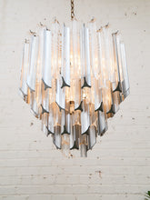 Load image into Gallery viewer, 1970’s Brutalist Lucite Chandelier