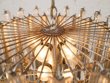 Load image into Gallery viewer, 1970’s Brutalist Lucite Chandelier