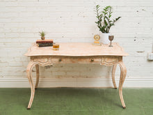 Load image into Gallery viewer, Maitland-Smith Pink Tessellated Stone Finish Desk