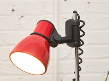 Load image into Gallery viewer, Vintage Design 70/80s Red Tole Double Spot Lamp