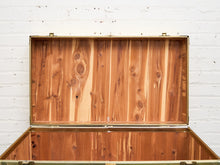 Load image into Gallery viewer, 1950’s Hollywood Regency Brass Chest