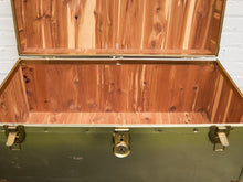 Load image into Gallery viewer, 1950’s Hollywood Regency Brass Chest