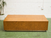 Load image into Gallery viewer, 1970’s Oak Plinth Coffee Table