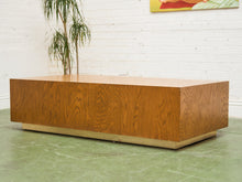 Load image into Gallery viewer, 1970’s Oak Plinth Coffee Table