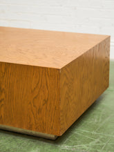 Load image into Gallery viewer, 1970’s Oak Plinth Coffee Table