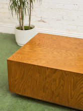 Load image into Gallery viewer, 1970’s Oak Plinth Coffee Table