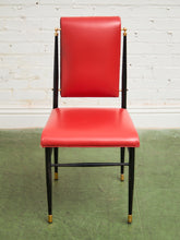 Load image into Gallery viewer, Red 50’s Accent Dining or Desk Chair