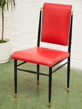 Load image into Gallery viewer, Red 50’s Accent Dining or Desk Chair