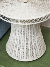 Load image into Gallery viewer, White Wicker Chic Cosmic Revival Floor Lamp