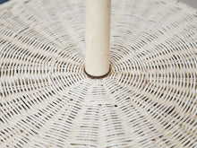Load image into Gallery viewer, White Wicker Chic Cosmic Revival Floor Lamp