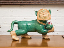 Load image into Gallery viewer, Rare Majolica Monkey Chinese Porcelain Figurine