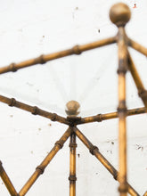 Load image into Gallery viewer, Faux Bamboo Gilt Metal Vintage Etagere