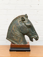Load image into Gallery viewer, Antique Horse Head Statue, Circa 1920’s  Sculpture of the "Medici Riccardi" Horse's Head