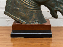 Load image into Gallery viewer, Antique Horse Head Statue, Circa 1920’s  Sculpture of the "Medici Riccardi" Horse's Head