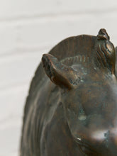 Load image into Gallery viewer, Antique Horse Head Statue, Circa 1920’s  Sculpture of the "Medici Riccardi" Horse's Head