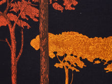 Load image into Gallery viewer, Mid-Century Modern Large Sunset Forest Tapestry Wall Art