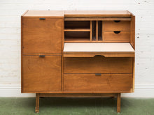 Load image into Gallery viewer, Mid-Century Modern Roll Top Desk by Hooker