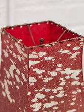 Load image into Gallery viewer, Pagoda 1950’s Red Asian Pottery Lamp By Haeger