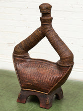 Load image into Gallery viewer, Vintage Basket Sculpture with Head