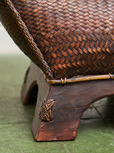 Load image into Gallery viewer, Vintage Basket Sculpture with Head