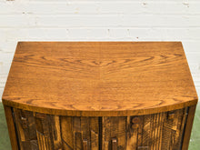 Load image into Gallery viewer, Brutalist Pueblo Pair of Nightstands by Lane