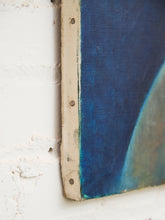 Load image into Gallery viewer, 1960 Original Oil Painting The Blue Gaze