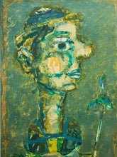 Load image into Gallery viewer, Abstract Portrait with Flower