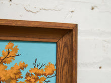 Load image into Gallery viewer, Mid Century Moonlit Harbor Oil Painting