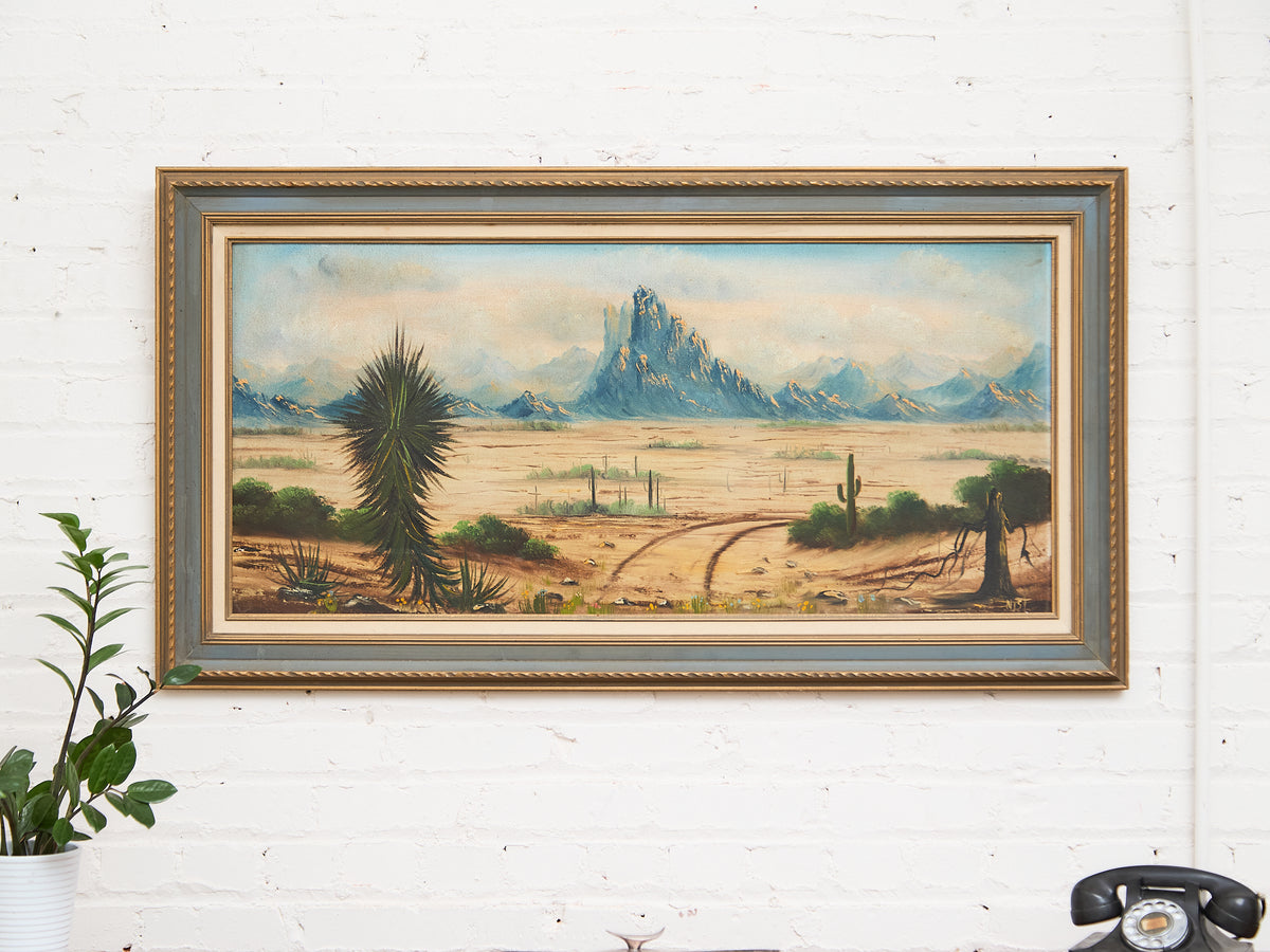 Destination Desert, Painting Framed vintage