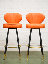 Load image into Gallery viewer, Orange Bar Stools