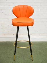 Load image into Gallery viewer, Orange Bar Stools