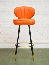 Load image into Gallery viewer, Orange Bar Stools