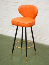 Load image into Gallery viewer, Orange Bar Stools