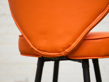 Load image into Gallery viewer, Orange Bar Stools